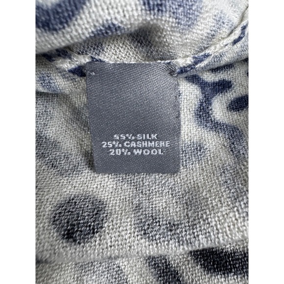 Neiman Marcus The Cashmere Collection Silk Cashmere Wool V Neck Sweater Size L - Picture 5 of 13